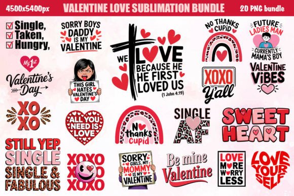 Download Funny Valentines, PNG Bundle - Premium Bundle