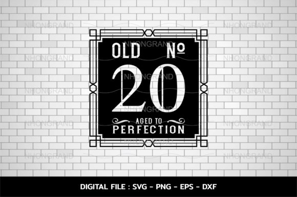 Download Old Number 20 Svg, Aged to Perfection - Premium Resources